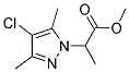 2-(4-CHLORO-3,5-DIMETHYL-PYRAZOL-1-YL)-PROPIONIC ACID METHYL ESTER Struktur