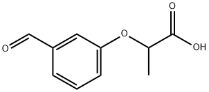 2-(3-FORMYLPHENOXY)PROPANOIC ACID Struktur