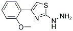 [4-(2-METHOXY-PHENYL)-THIAZOL-2-YL]-HYDRAZINE Struktur