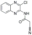 N-(3-CHLORO-QUINOXALIN-2-YL)-2-CYANO-ACETAMIDE Struktur