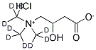 D,L-CARNITINE HCL (TRIMETHYL-D9) Struktur