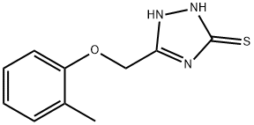 5-O-TOLYLOXYMETHYL-4H-[1,2,4]TRIAZOLE-3-THIOL Struktur