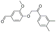 4-[2-(3,4-DIMETHYL-PHENYL)-2-OXO-ETHOXY]-3-METHOXY-BENZALDEHYDE Struktur