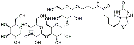 BIOTIN-ALPHA-1,3-BETA-1,4-ALPHA-1,3-GALACTOTETRAOSE Struktur