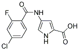 4-(4-CHLORO-2-FLUORO-BENZOYLAMINO)-1H-PYRROLE-2-CARBOXYLIC ACID Struktur