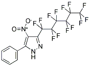 4-NITRO-3-PERFLUOROHEXYL-5-PHENYLPYRAZOLE Struktur