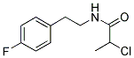 2-CHLORO-N-[2-(4-FLUOROPHENYL)ETHYL]PROPANAMIDE Struktur