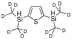 2,5 BIS DIMETHYLSILYL THIOPHENE-D12 Struktur