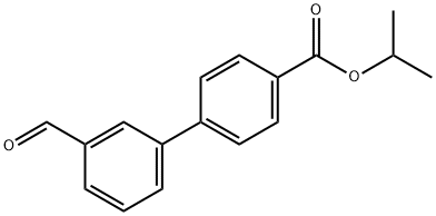 3'-FORMYL-BIPHENYL-4-CARBOXYLIC ACID ISOPROPYL ESTER Struktur