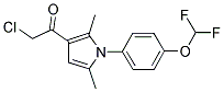 2-CHLORO-1-(1-[4-(DIFLUOROMETHOXY)PHENYL]-2,5-DIMETHYL-1H-PYRROL-3-YL)ETHANONE Struktur