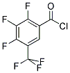 2,3,4-TRIFLUORO-5-(TRIFLUOROMETHYL)BENZOYL CHLORIDE Struktur