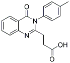 3-(4-OXO-3-P-TOLYL-3,4-DIHYDRO-QUINAZOLIN-2-YL)-PROPIONIC ACID Struktur