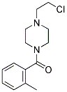 [4-(2-CHLORO-ETHYL)-PIPERAZIN-1-YL]-O-TOLYL-METHANONE Struktur