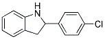 2-(4-CHLORO-PHENYL)-2,3-DIHYDRO-1H-INDOLE Struktur