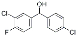 3,4'-DICHLORO-4-FLUOROBENZHYDROL Struktur