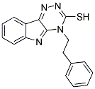 1-PHENETHYL-1H-1,3,4,9-TETRAAZA-FLUORENE-2-THIOL Struktur