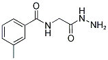 N-(2-HYDRAZINO-2-OXOETHYL)-3-METHYLBENZAMIDE Struktur