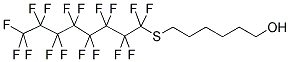 6-(PERFLUOROOCTYL)THIOHEXAN-1-OL Struktur