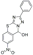 6-NITRO-2-PHENYL-4H-9-THIA-1,3,3A-TRIAZA-CYCLOPENTA[B]NAPHTHALEN-4-OL Struktur