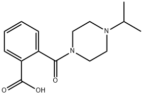 2-[(4-ISOPROPYLPIPERAZIN-1-YL)CARBONYL]BENZOIC ACID Struktur