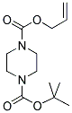 1-BOC-4-ALLYL PIPERAZINECARBOXYLATE Struktur