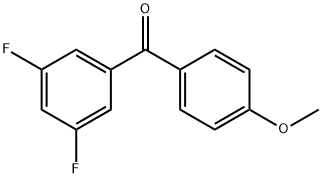 3,5-DIFLUORO-4'-METHOXYBENZOPHENONE Struktur