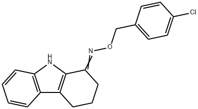 2,3,4,9-TETRAHYDRO-1H-CARBAZOL-1-ONE O-(4-CHLOROBENZYL)OXIME Struktur