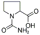 1-CARBAMOYL-PYRROLIDINE-2-CARBOXYLIC ACID Struktur