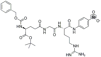 UROKINASE SUBSTRATE, Z-GAMMA-GLU(TBU)-GLY-ARG-PNA Struktur