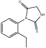 3-(2-ETHYL-PHENYL)-2-MERCAPTO-3,5-DIHYDRO-IMIDAZOL-4-ONE Struktur