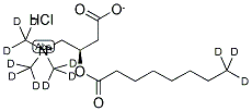 OCTANOYL (8,8,8,D3)-(N-METHYL-D3)-L-CARNITINE HCL Struktur