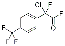 2-CHLORO-2-FLUORO-2-[4-(TRIFLUOROMETHYL)PHENYL]ACETYL FLUORIDE Struktur