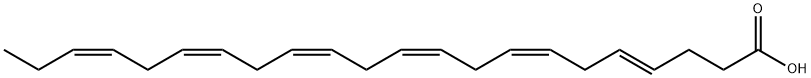 4(E),7(Z),10(Z),13(Z),16(Z),19(Z)-DOCOSAHEXAENOIC ACID Struktur