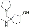 3-METHYLAMINO-3-PYRROLIDIN-1-YLMETHYL-CYCLOPENTANOL Struktur