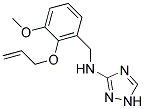 N-[2-(ALLYLOXY)-3-METHOXYBENZYL]-1H-1,2,4-TRIAZOL-3-AMINE Struktur