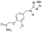 2-(2-METHOXY-4-((2H-TETRAZOL-5-YLAMINO)METHYL)PHENOXY)ACETAMIDE Struktur