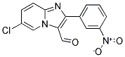 6-CHLORO-2-(3-NITRO-PHENYL)-IMIDAZO[1,2-A]PYRIDINE-3-CARBALDEHYDE Struktur