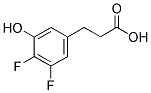 4,5-DIFLUORO-3-HYDROXYBENZYL ACETIC ACID Struktur