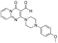 2-[4-(4-METHOXY-PHENYL)-PIPERAZIN-1-YL]-4-OXO-4H-PYRIDO[1,2-A]PYRIMIDINE-3-CARBALDEHYDE Struktur