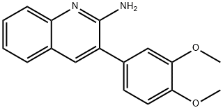 3-(3,4-DIMETHOXYPHENYL)-2-QUINOLINAMINE Struktur