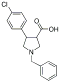 1-BENZYL-4-(4-CHLORO-PHENYL)-PYRROLIDINE-3-CARBOXYLIC ACID Struktur