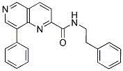 8-PHENYL-N-(2-PHENYLETHYL)-1,6-NAPHTHYRIDINE-2-CARBOXAMIDE Struktur