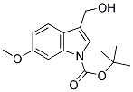 3-HYDROXYMETHYL-6-METHOXYINDOLE-1-CARBOXYLIC ACID TERT-BUTYL ESTER Struktur