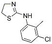 (3-CHLORO-2-METHYL-PHENYL)-(4,5-DIHYDRO-THIAZOL-2-YL)-AMINE Struktur