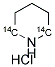 PIPERIDINE DIHYDROCHLORIDE, [2,6-14C] Struktur