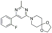 8-[6-(2-FLUOROPHENYL)-2-METHYLPYRIMIDIN-4-YL]-1,4-DIOXA-8-AZASPIRO[4.5]DECANE