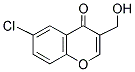 6-CHLORO-3-(HYDROXYMETHYL)-4H-CHROMEN-4-ONE Struktur