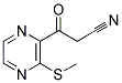 3-(3-METHYLSULFANYL-PYRAZIN-2-YL)-3-OXO-PROPIONITRILE Struktur