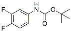 TERT-BUTYL 3,4-DIFLUOROPHENYLCARBAMATE Struktur