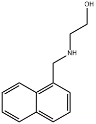 2-((1-NAPHTHYLMETHYL)AMINO)ETHANOL Struktur